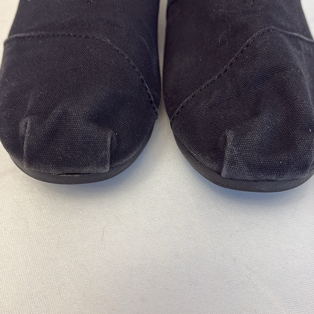 Bob’s from Skechers slip on shoes arch pillow memory foam canvas black Size 7 - Picture 2 of 7
